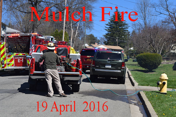 04-19-16  Rersponse - Mulch Fire